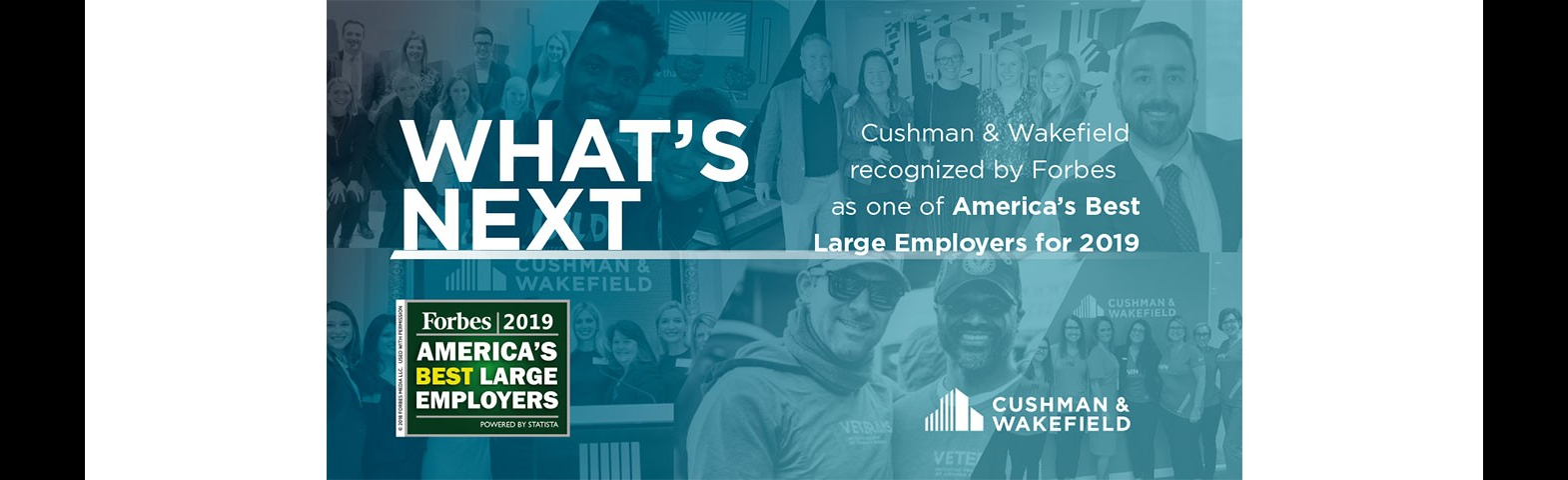 Cushman & Wakefield recognized as a top employer for diversity by Forbes