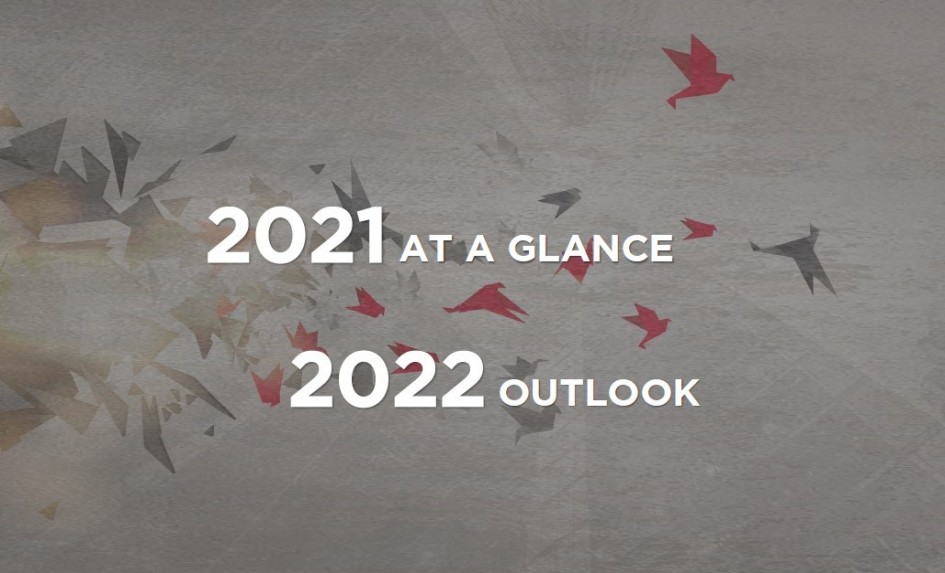 2021 at a glance, 2022 outlook