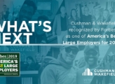 Cushman & Wakefield recognized as a top employer for diversity by Forbes