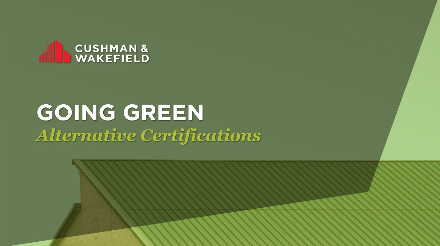 Going Green – Alternative Certifications